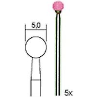 Edelkorund-Schleifkörper (Kugel), 5 Stück - 28772 - Proxxon von Proxxon