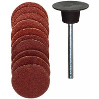 Proxxon - Schleifscheiben ø 18 mm, je 5 Stück Korn 120 + 150, mit Gummiteller - 28982 von Proxxon