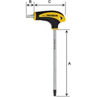 Proxxon - L-Griff-Schraubendreher hx 10 x 215 - 22418 von Proxxon