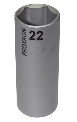 PROXXON 23366 Tiefbett Steckschlüsseleinsatz / Nuss 22mm Antrieb 12,5mm (1/2') von PROXXON
