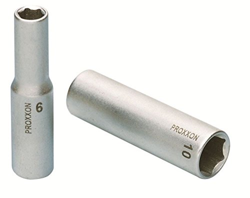 PROXXON 23544 Tiefbett Steckschlüsseleinsatz / Nuss 15 mm Antrieb 3/8' ,Länge 64 mm von Proxxon