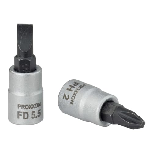 PROXXON 23737 Schlitzschrauben Einsatz 4,0 mm FD4 Antrieb 6,3mm (1/4') von Proxxon