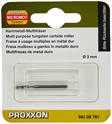 Proxxon 28761 Hartmetall Multifräser Ø3mm für Stahl, Glas, Platinen Schaft Ø3mm von Proxxon