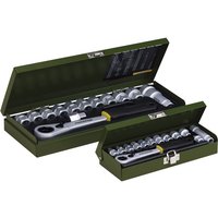 PROXXON Steckschlüssel-Spezialsatz »Industrial«, TPR/Stahl, Schlüsselgröße: 13 bis 27 mm - silberfarben von Proxxon