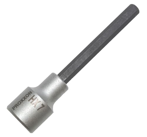 PROXXON 23485 Innensechskant Einsatz HX7 7mm Länge 100mm Antrieb 12,5mm (1/2") von PROXXON