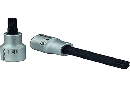 PROXXON 23495 TORX Einsatz Bit TX40 100mm lang Antrieb 12,5mm (1/2'), 14.4 x 3 x 1.4 cm von Proxxon