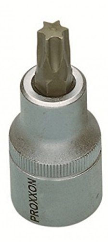 Proxxon 23489 Torx 25 Einsatz Bit T25 TX25 Antrieb 12,5mm (1/2") Gesamtlänge 55mm Chrom-Vanadium-Stahl von Proxxon