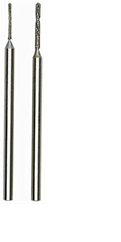 Proxxon 28255 Spiralbohrer-Diamant 2 Stück 0,8+1,2 mm, silber von PROXXON
