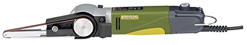 Proxxon 28536 Bandschleifer BS/E mit je 2x Schleifband 10 x 330 mm K80 & K180 Schleifarm Schwenkbar 80 Watt 230 Volt mit Koffer von Proxxon