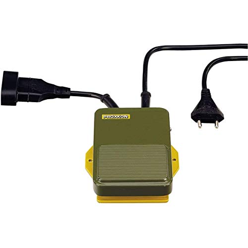 Proxxon 28700 Fußschalter FS für Ein / Aus Betrieb mit Eurostecker (Schutzklasse 2) für Geräte mit max. 500 Watt Leistung von PROXXON
