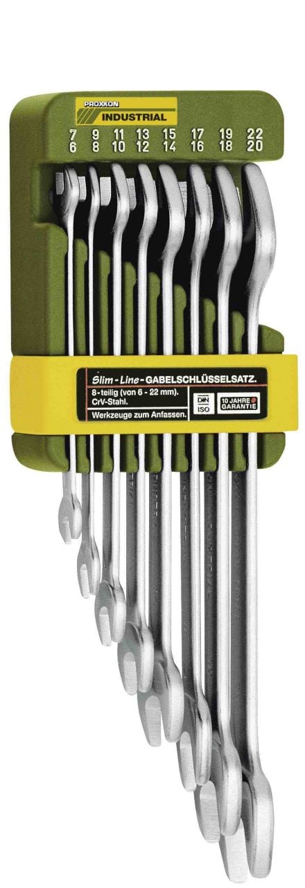 Proxxon Doppel-Maulschlüsselsatz 8-teilig 6 - 22 mm von Proxxon