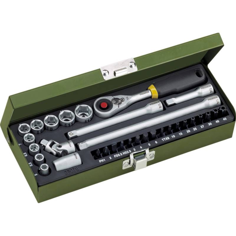 Proxxon Feinmechaniker-Steckschlüssel- und Schrauber-Set 32-teilig von Proxxon