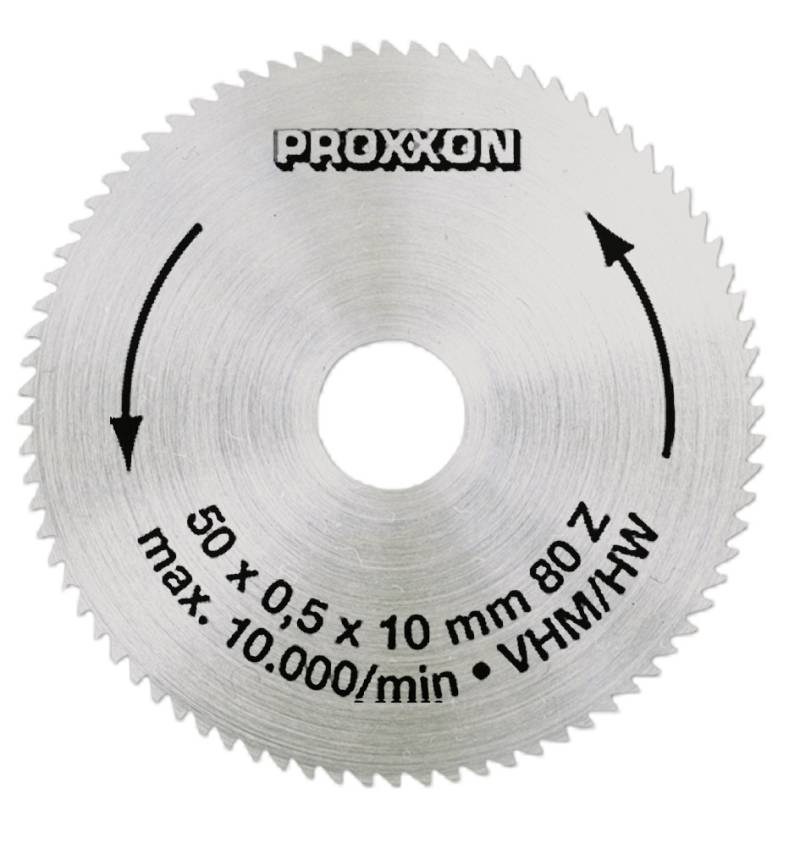 Proxxon Kreissägeblatt Hartmetall 50 mm 80 Zähne von Proxxon