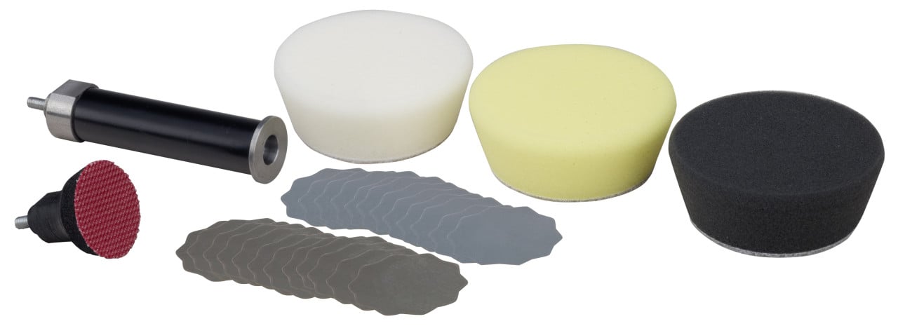 Proxxon Profi-Schleif- und Polierset mit Schleifteller Ø 30 mm und 80 mm Verlängerung von Proxxon