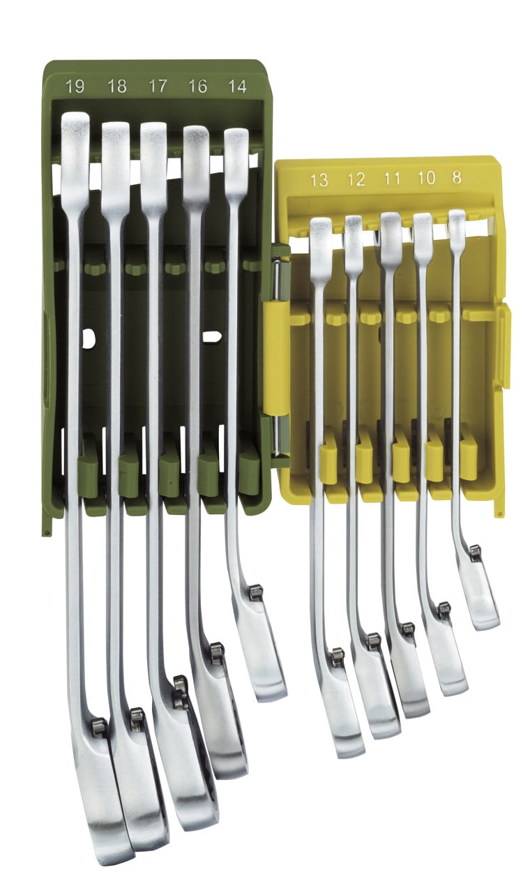 Proxxon Ring-Maul-Schlüssel-Satz MicroSpeeder im Klapphalter 8 - 19 mm 10-teilig von Proxxon