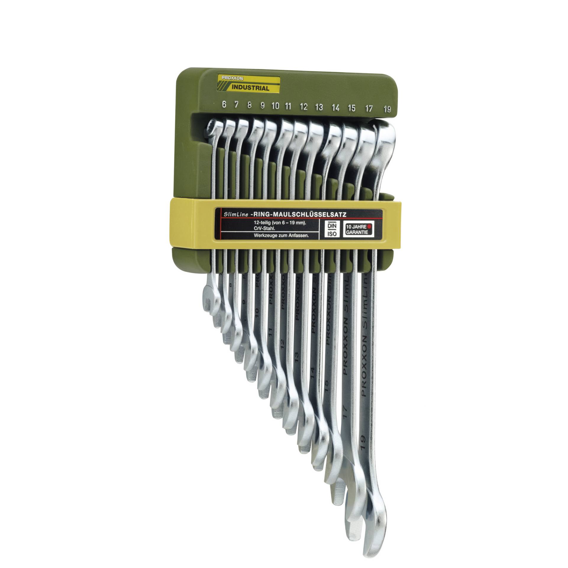 Proxxon Ringmaulschlüsselsatz "Slim Line" Stahl 6 - 19 mm 12-teilig Proxxon Ringmaulschlüsselsatz "Slim Line" Stahl 6 - 19 mm 12-teilig von Proxxon