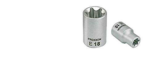 Proxxon Steckschlüsseleinsatz 3/8“ (E 8, Außen-TX, Chrom-Vanadium Stahl 31 CRV 3, Ratschenschlüssel Einsatz) 23614 von Proxxon