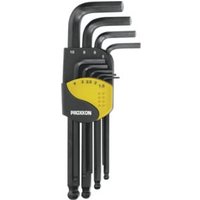 Proxxon Winkelschlüsselsatz für Innensechskant-Schrauben, 9-tlg. (1,5 bis 10 mm) von Proxxon