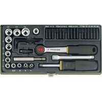 Industrial Steckschlüssel-Bit-Einsatz-Set metrisch 1/4 (6.3 mm) 39teilig 23070 - Proxxon von Proxxon