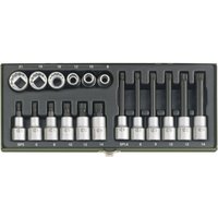 Industrial Steckschlüssel-Bit-Einsatz-Set 1/2 (12.5 mm) 18teilig 23 296 - Proxxon von Proxxon