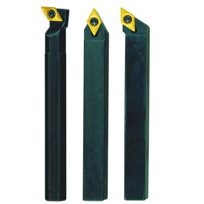 Stahlhalter-Satz 8 x 8 x 90mm mit HM-Wendeplatten von Proxxon