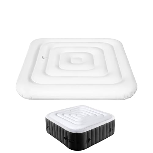 Aufblasbare Whirlpools Abdeckung Thermoabdeckung Für Whirlpools, Energiesparender Deckel Energiesparende Whirl-Pool-Abdeckung Aufblasbarer Spa-Deckel Wind- Und Regensichere Whirl-Pool-Überdachung von Proypiax