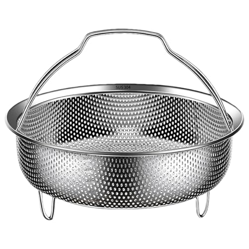 Dampfkochtopf Zubehör Steamer Korb Mit Egg Rack Dampfgarer, Innendurchmesser Edelstahl Dämpfeinsatz Für Topf Beinen, Töpfe, Schnellkochtopf Dünsten Von Früchte Dampfkochtopf Zubehör Steamer Korb Mit Egg Rack Dampfgarer, Innendurchmesser Edelstahl Dämpfeinsatz Für Topf Beinen, Töpfe, Schnellkochtopf Dünsten Von Früchte von Proypiax