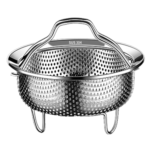 Dampfkochtopf Zubehör Steamer Korb Mit Egg Rack Dampfgarer, Innendurchmesser Edelstahl Dämpfeinsatz Für Topf Beinen, Töpfe, Schnellkochtopf Dünsten Von Früchte Dampfkochtopf Zubehör Steamer Korb Mit Egg Rack Dampfgarer, Innendurchmesser Edelstahl Dämpfeinsatz Für Topf Beinen, Töpfe, Schnellkochtopf Dünsten Von Früchte von Proypiax
