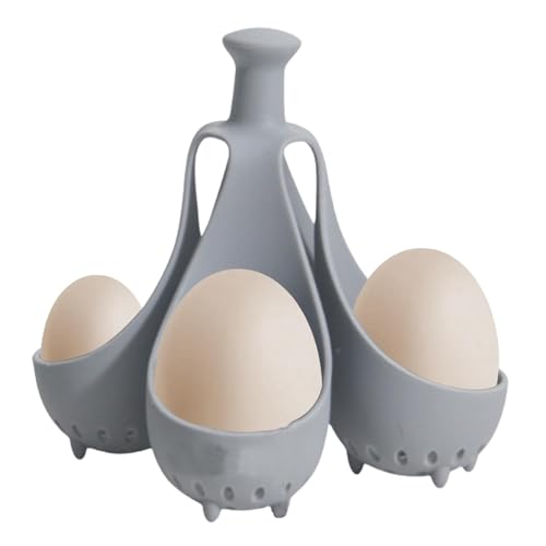 Eierhalter Eier Dämpfen Kochen Halter Zubehör Passend Eierkocher Topfeinsatz Eierbehälter Aus Kunststoff Eier-Kochen Eierkocher Aus Silikon von Proypiax