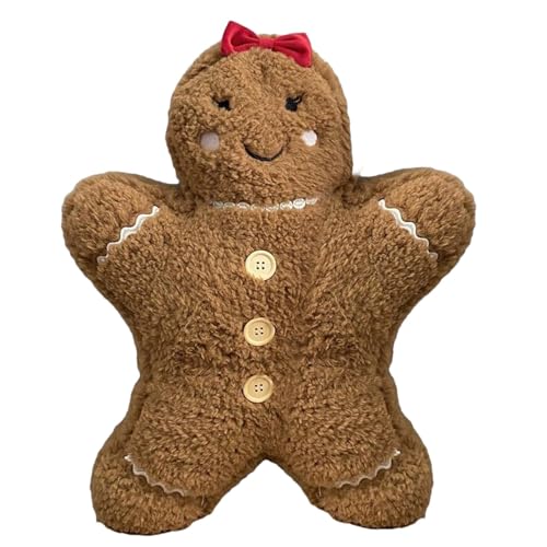 Lebkuchenmann-Kissen, Niedliches Lebkuchenmann-Überwurfkissen Lebkuchen Kissen Plushie | Lebkuchen Wurfkissen Weihnachts Deko Weihnachts-Lebkuchenmann-Kissen Lebkuchenmann-Kissen, Niedliches Lebkuchenmann-Überwurfkissen Lebkuchen Kissen Plushie | Lebkuchen Wurfkissen Weihnachts Deko Weihnachts-Lebkuchenmann-Kissen von Proypiax