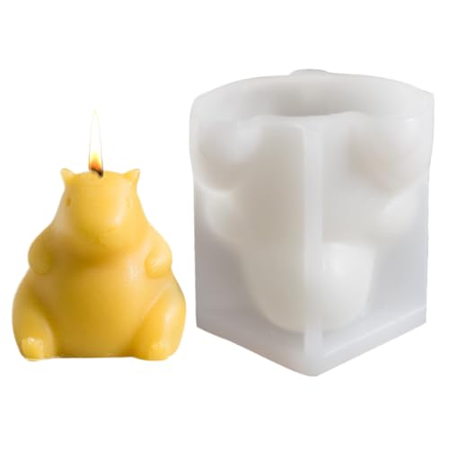 Proypiax 3D Capybara Silikonform, Harz Formen für Tierdesigns am Beispiel Capybara, Antihaft Backform Für Knetmasse Seife Schokolade von Proypiax
