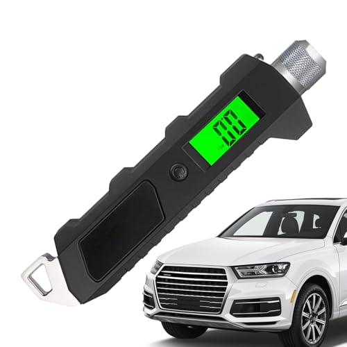 Proypiax Digitaler Druckmesser | Digitales Luftdruckmessgerät | 16Bar LCD Hintergrundbeleuchtung Rutschfester Griff Messgerät für Fahrrad Auto Lkw Wartung Reparatur Fahrzeug unterwegs von Proypiax