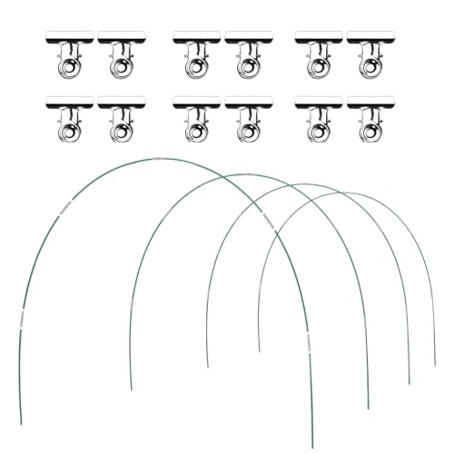Proypiax Gartenbogen - Gartenstangen Für Netzbefestigung,Gebogene Rahmen Tragbare Stützen Rostfrei Gartenschutz Für Outdoor Pflanzenschutz Gemüse Rasen Vogelabwehr von Proypiax