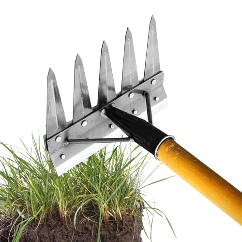 Proypiax Gartenhacke Für Gartenarbeit - Doppelseitiger Handjäter,Multifunktionale Abnehmbare Handharke Zur Unkrautentfernung Im Garten Hof Und Feld Proypiax Gartenhacke Für Gartenarbeit - Doppelseitiger Handjäter,Multifunktionale Abnehmbare Handharke Zur Unkrautentfernung Im Garten Hof Und Feld von Proypiax