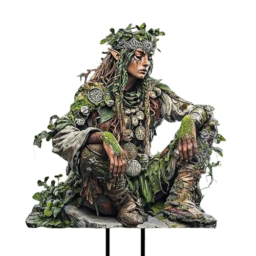Proypiax Gartenstäbe Frühlingsdeko | 2D Acryl -Stäbe Für Blumentopf - Rasendekoration Terrasse Garten & Wohnzimmer von Proypiax