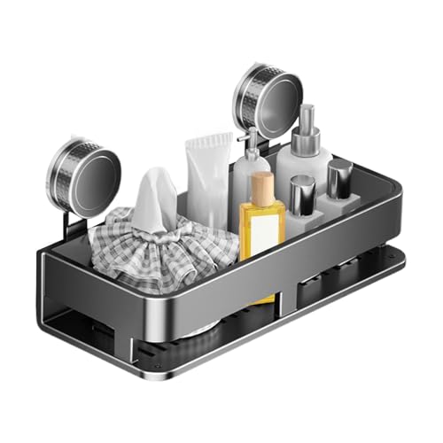 Proypiax Gewürzregal - Küchen Gewürz Organizer,Saugnapfregal Mit 5 Haken Für Küche Bad Auf Metall Fliesen Glas Marmor Wohnung Proypiax Gewürzregal - Küchen Gewürz Organizer,Saugnapfregal Mit 5 Haken Für Küche Bad Auf Metall Fliesen Glas Marmor Wohnung von Proypiax