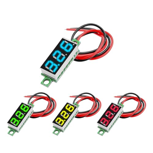Proypiax Gleichspannungsanzeige - 7,1 Mm Segment Led Ziffernanzeige - Bauteile Für Haushalt Auto Marine Industrie Anzeigegeräte von Proypiax
