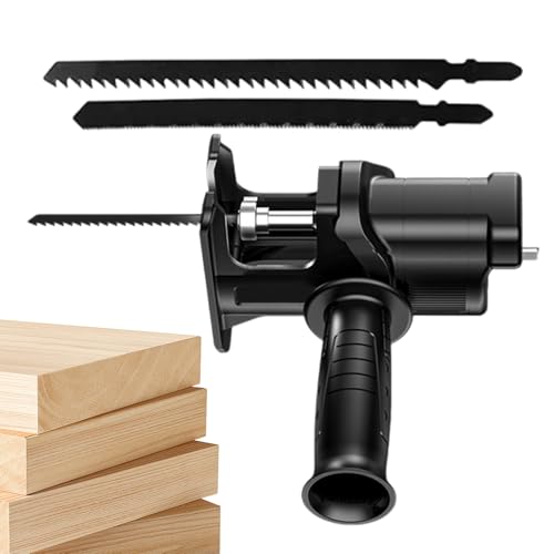 Proypiax Handgeführte Pendelhubsäge Adapter - Handgeführtes Pendelschneidkopf,Elektrowerkzeug Zubehör zum Schneiden von PVC Rohren, Blechen, Holz und Karton von Proypiax
