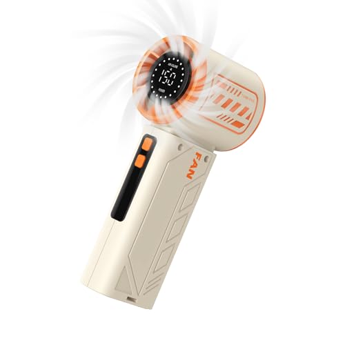 Proypiax Handheld Fan, Handheld Fan Wiederaufladbar, Elektrisches Persönliches Kühlgerät Mit USB-Betrieb Für Zuhause Unterwegs Küche Männer Und Frauen Proypiax Handheld Fan, Handheld Fan Wiederaufladbar, Elektrisches Persönliches Kühlgerät Mit USB-Betrieb Für Zuhause Unterwegs Küche Männer Und Frauen von Proypiax
