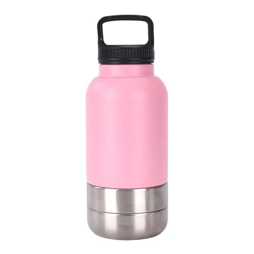 Proypiax Hundetrinkflasche | Welpen Trinkflasche Für Spaziergänge - 1520ml Portable Hundetrinkbecher Mit Trennbarem Napf Für Camping Wandern Reise Wohnung von Proypiax