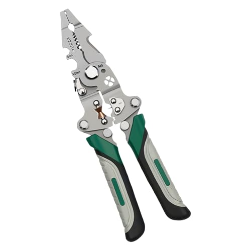 Proypiax Kabelschneider Abisolierzange | Kabelabisolierzange - Ergonomischer Griff Präzisionskabelzange Für Netzwerkverkabelung RV Systeme Gerätereparatur Proypiax Kabelschneider Abisolierzange | Kabelabisolierzange - Ergonomischer Griff Präzisionskabelzange Für Netzwerkverkabelung RV Systeme Gerätereparatur von Proypiax