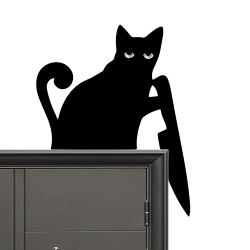 Proypiax Katzen Türbekrönung | Holzdekoration für die Tür-Ecke | Katzenförmige Wanddekoration Für Halloween Bewohner Veranstalter Wohnzimmer Schlafzimmer Arbeitszimmer Proypiax Katzen Türbekrönung | Holzdekoration für die Tür-Ecke | Katzenförmige Wanddekoration Für Halloween Bewohner Veranstalter Wohnzimmer Schlafzimmer Arbeitszimmer von Proypiax