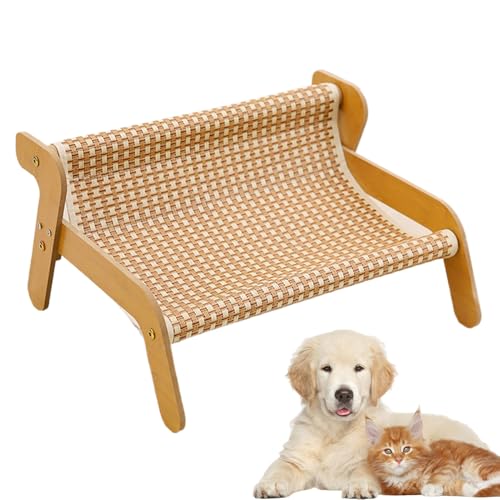 Proypiax Katzensofa als Kratzbrett | Lounge zum Krallenschleifen,Aus Sisal und Holz multifunktionaler gemütlicher Möbelschützer zur Krallenpflege und Bewegung für gelangweilte Hauskatzen von Proypiax