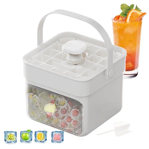 Proypiax Kleine Eiswürfelform - Eiswürfel Behälter Mit Griff Und Deckel - Pressartiges Doppelschicht Werkzeug Als Küchenhelfer Für Kaffee Tee Whiskey Cocktails Getränke Und Für Outdoor Camping Sowie Proypiax Kleine Eiswürfelform - Eiswürfel Behälter Mit Griff Und Deckel - Pressartiges Doppelschicht Werkzeug Als Küchenhelfer Für Kaffee Tee Whiskey Cocktails Getränke Und Für Outdoor Camping Sowie von Proypiax
