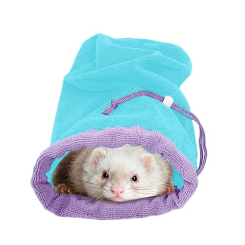 Proypiax Kleintier Trockentasche aus Frottier - Absorbierende Eichhörnchen Tragetasche - Verstellbarer Zugband Kleintier Badetuch Tasche für Hamster, Hundewelpen, Kätzchen, Chinchilla, Eichhörnchen Proypiax Kleintier Trockentasche aus Frottier - Absorbierende Eichhörnchen Tragetasche - Verstellbarer Zugband Kleintier Badetuch Tasche für Hamster, Hundewelpen, Kätzchen, Chinchilla, Eichhörnchen von Proypiax