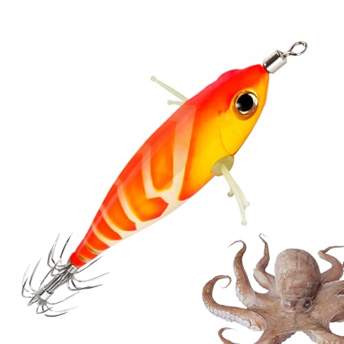 Proypiax Köder Für Tintenfischangeln | Leuchtköder für Tintenfisch und Oktopus - Kompakte Fluoreszierende Angelköder Für Angler Proypiax Köder Für Tintenfischangeln | Leuchtköder für Tintenfisch und Oktopus - Kompakte Fluoreszierende Angelköder Für Angler von Proypiax