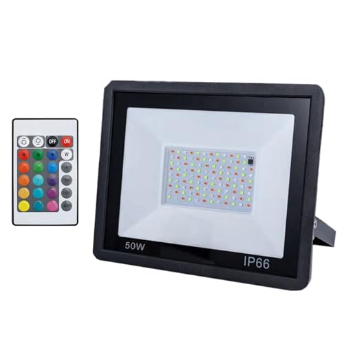Proypiax LED-Flutlicht Außenbereich | Außen LED Strahler,RGB Farbwechsel Flutlicht Mit Fernbedienung Für Terrasse Einfahrt Gartenbereich Proypiax LED-Flutlicht Außenbereich | Außen LED Strahler,RGB Farbwechsel Flutlicht Mit Fernbedienung Für Terrasse Einfahrt Gartenbereich von Proypiax