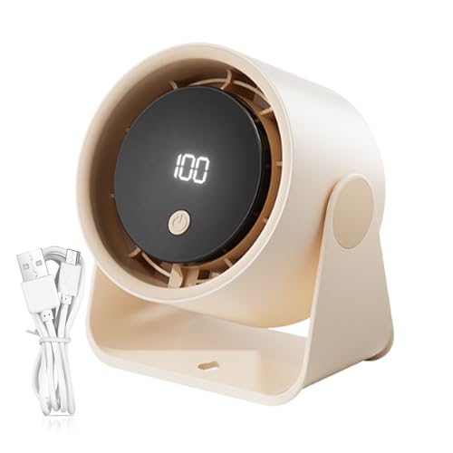Proypiax Leiser Tischventilator - Leiser Luftzirkulator für Schreibtisch,Tragbarer Luftkühler Mit Langer Laufzeit Für Büro Wohnwagen Schlafzimmer Reise Outdoor Proypiax Leiser Tischventilator - Leiser Luftzirkulator für Schreibtisch,Tragbarer Luftkühler Mit Langer Laufzeit Für Büro Wohnwagen Schlafzimmer Reise Outdoor von Proypiax