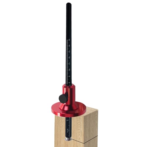 Proypiax Markierlehre Für Holzverarbeitung - Zeichengerät Aus Aluminiumlegierung Für Holz,Holzbearbeitung Anreißhilfe mit leichtem Griff für paralleles Linienzeichnen an Massivholz von Proypiax