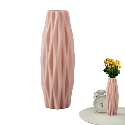 Proypiax Moderne Blumenvase | Vase- für Zuhause | Blumenvase mit geometrischem Muster, Moderne Wohnakzente, Vase für den Eingangsbereich des Wohnzimmers, Bücher, Kaminsims, Tafelaufsätze, von Proypiax